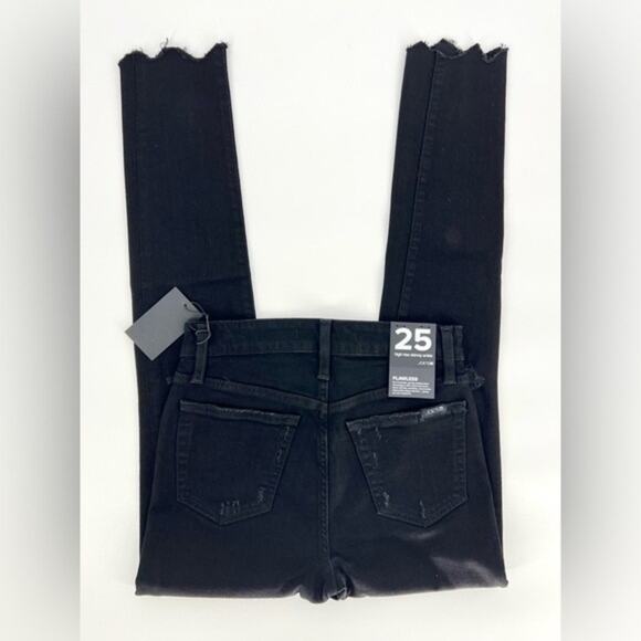 Joe's 25 Skinny Jeans Black Distressed NEW - Picture 5 of 7